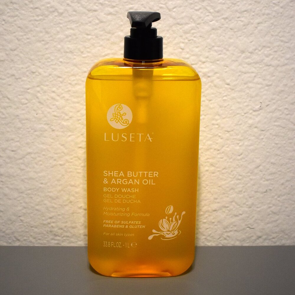 NEW Luceta Shea‎ Butter & Argan Oil Body Wash 33.8 Fl. Oz.